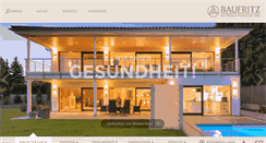 Desktop Screenshot of baufritz.com